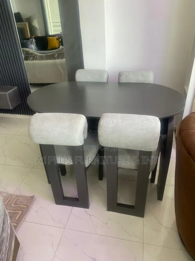 Grey Color 4 Seater Dinning