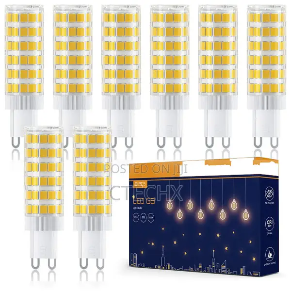 G9 Led Light Bulbs Warm White 7w 8 Packs