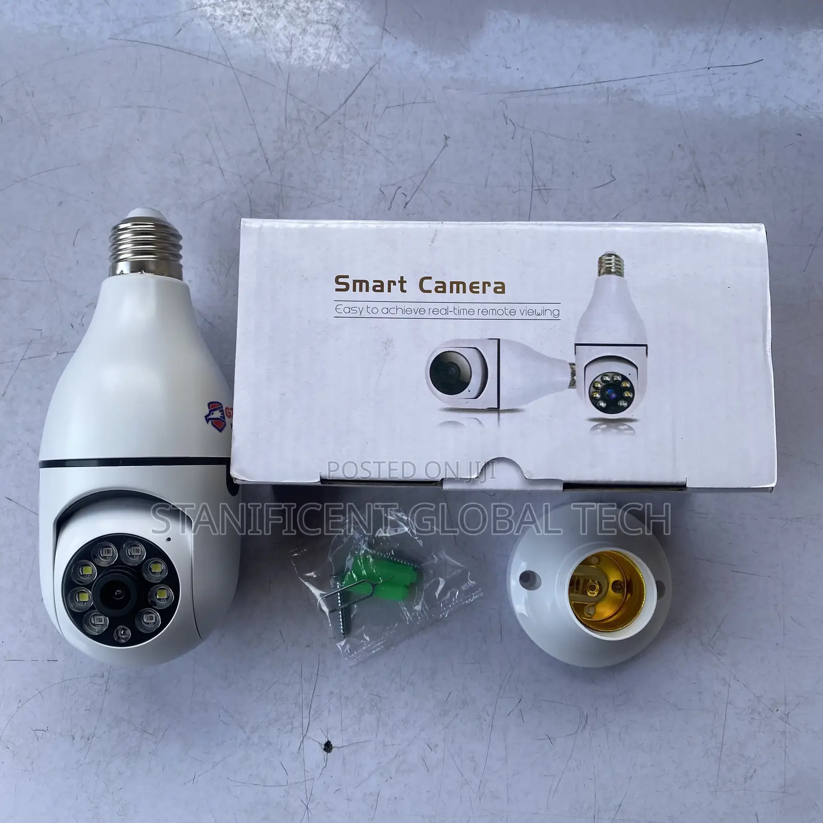 Standalone Wifi Ptz Light Bulb Camera (V380 App)