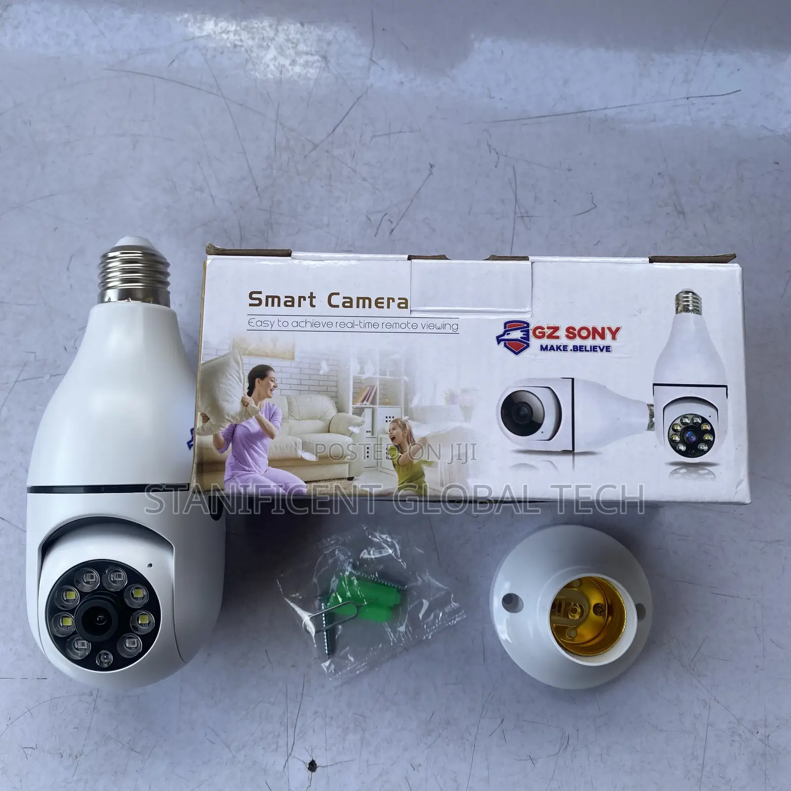 Standalone Wifi Ptz Light Bulb Camera (V380 App)