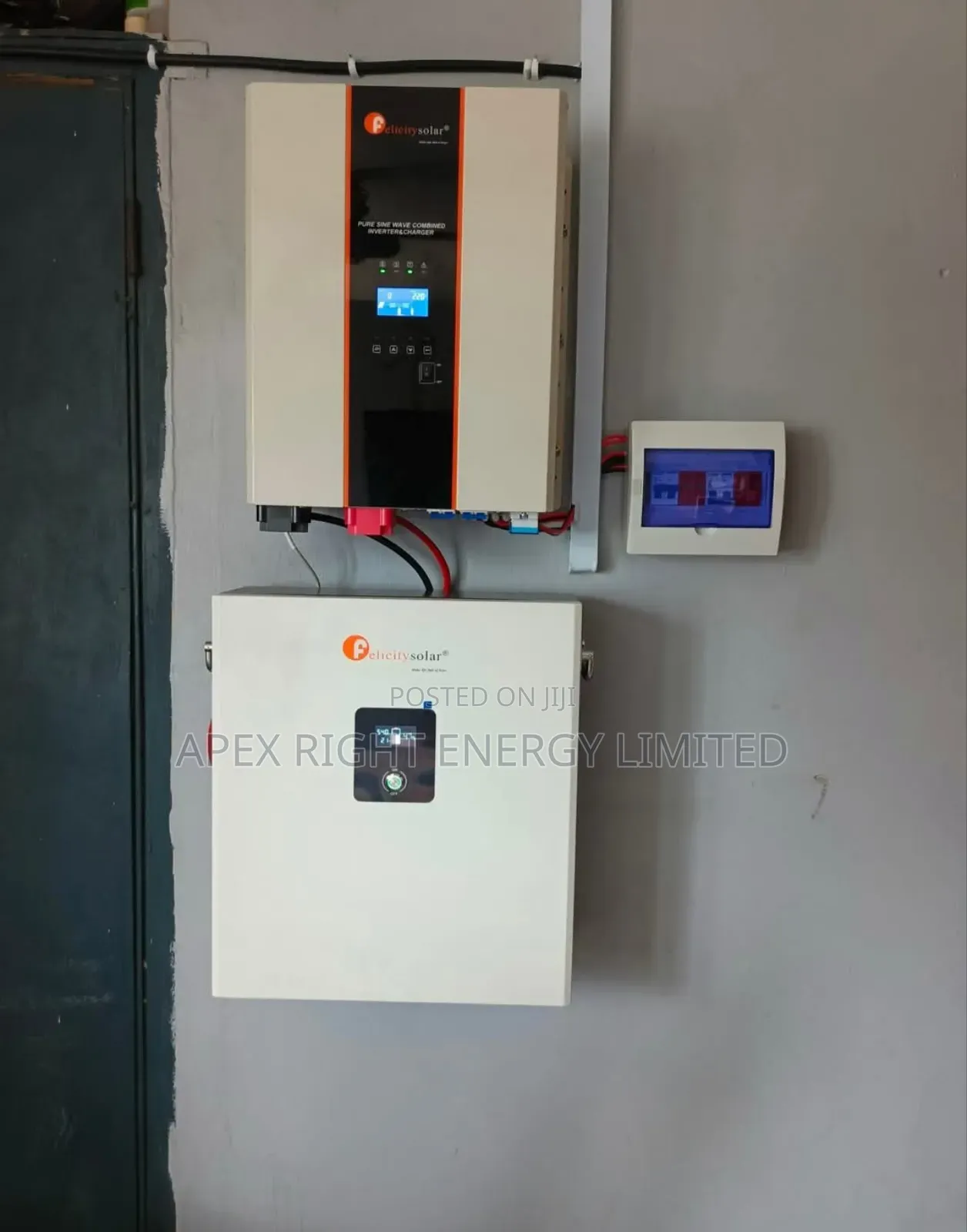 5kva Felicity Hybrid System+5kwh Lithium+8pcs-300w Panel