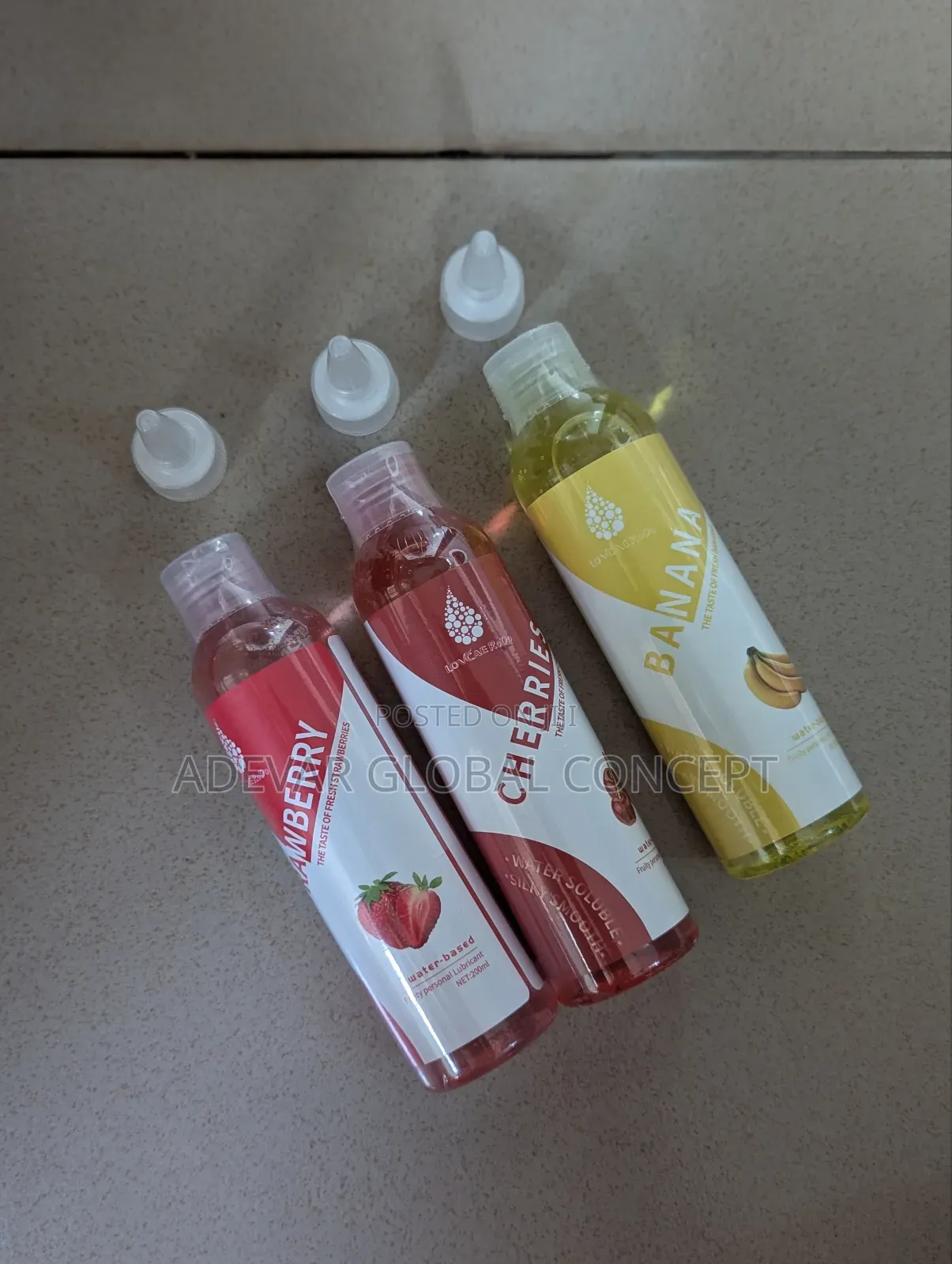 200ml Fruity Edible Lube Sex Toy Water Based Lubricant