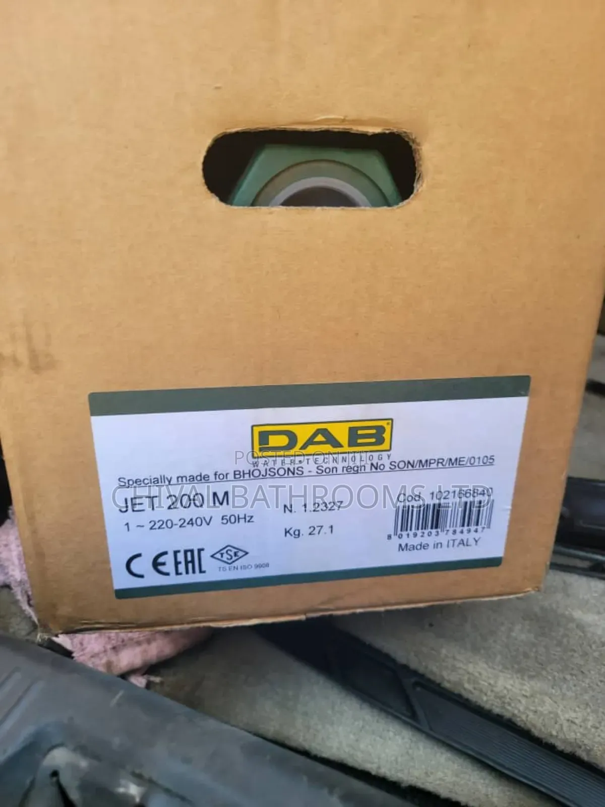 Dab Original Single Phase 2hp