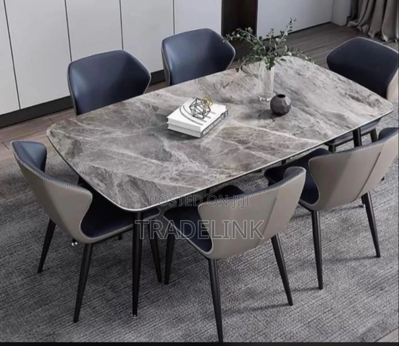 Black and Grey Dining Tables and Chairs