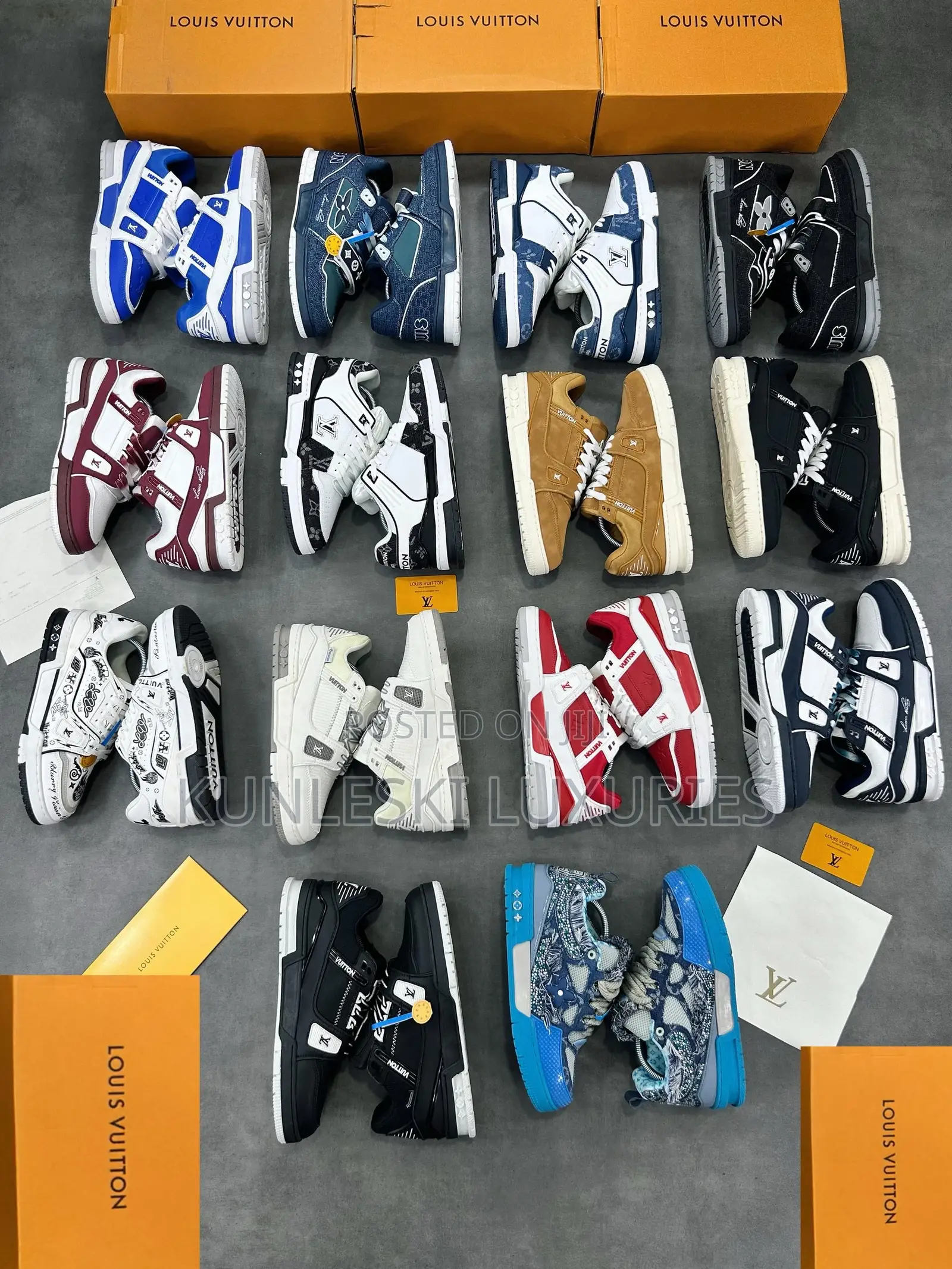 Original Louis Vuitton Lv—Trainer Sneakers Collections