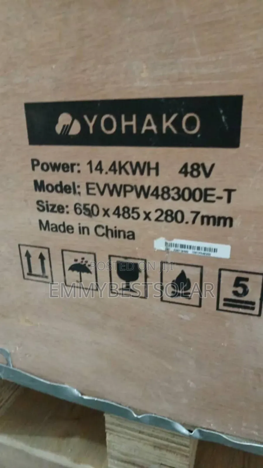 14.4kwh 48v Yohako Lithium Battery