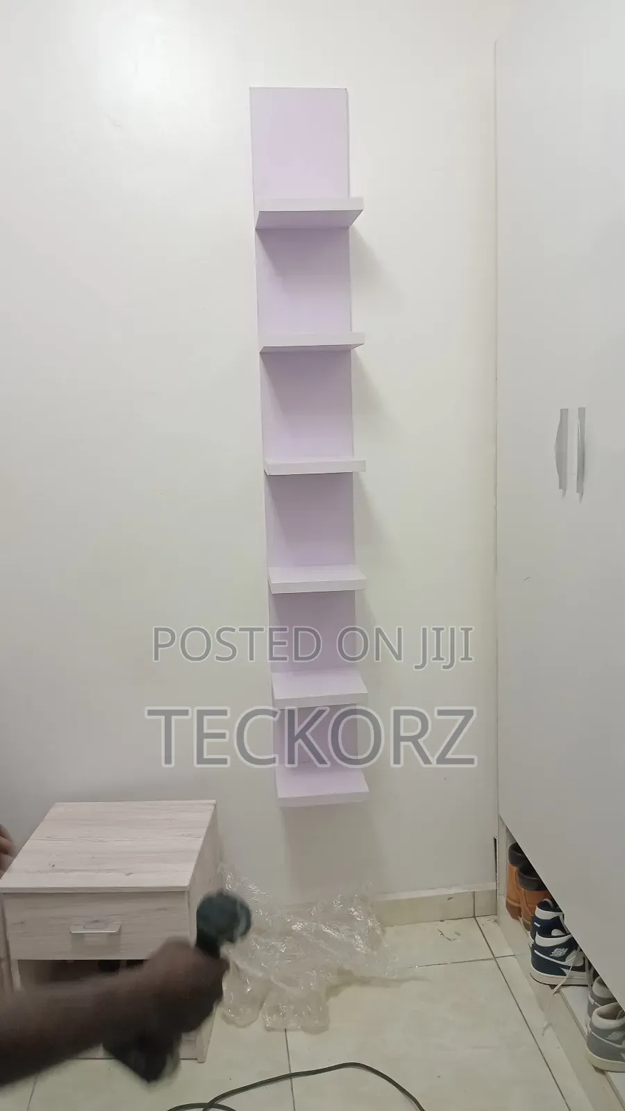 Wall Mount Shelve Shoe Rack Bag Rack