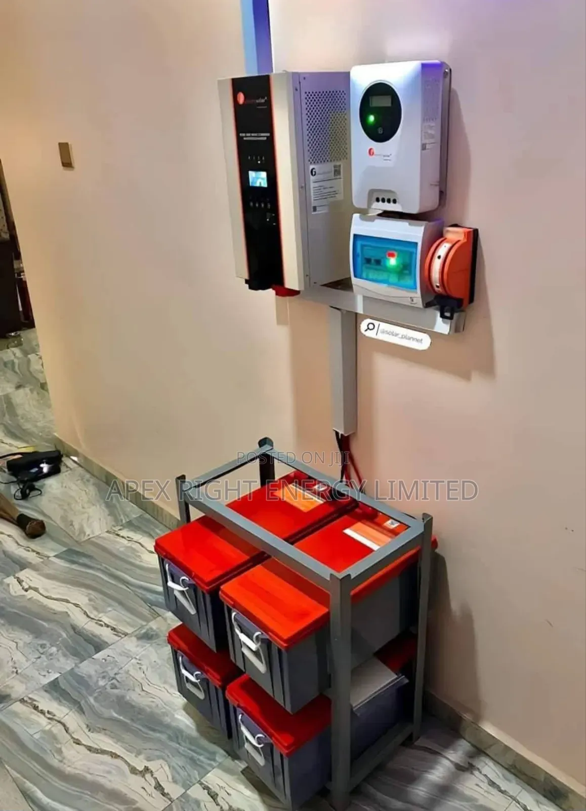 5kva Felicity Inverter System+4pcs-dry-cell+8pcs-500w Panel