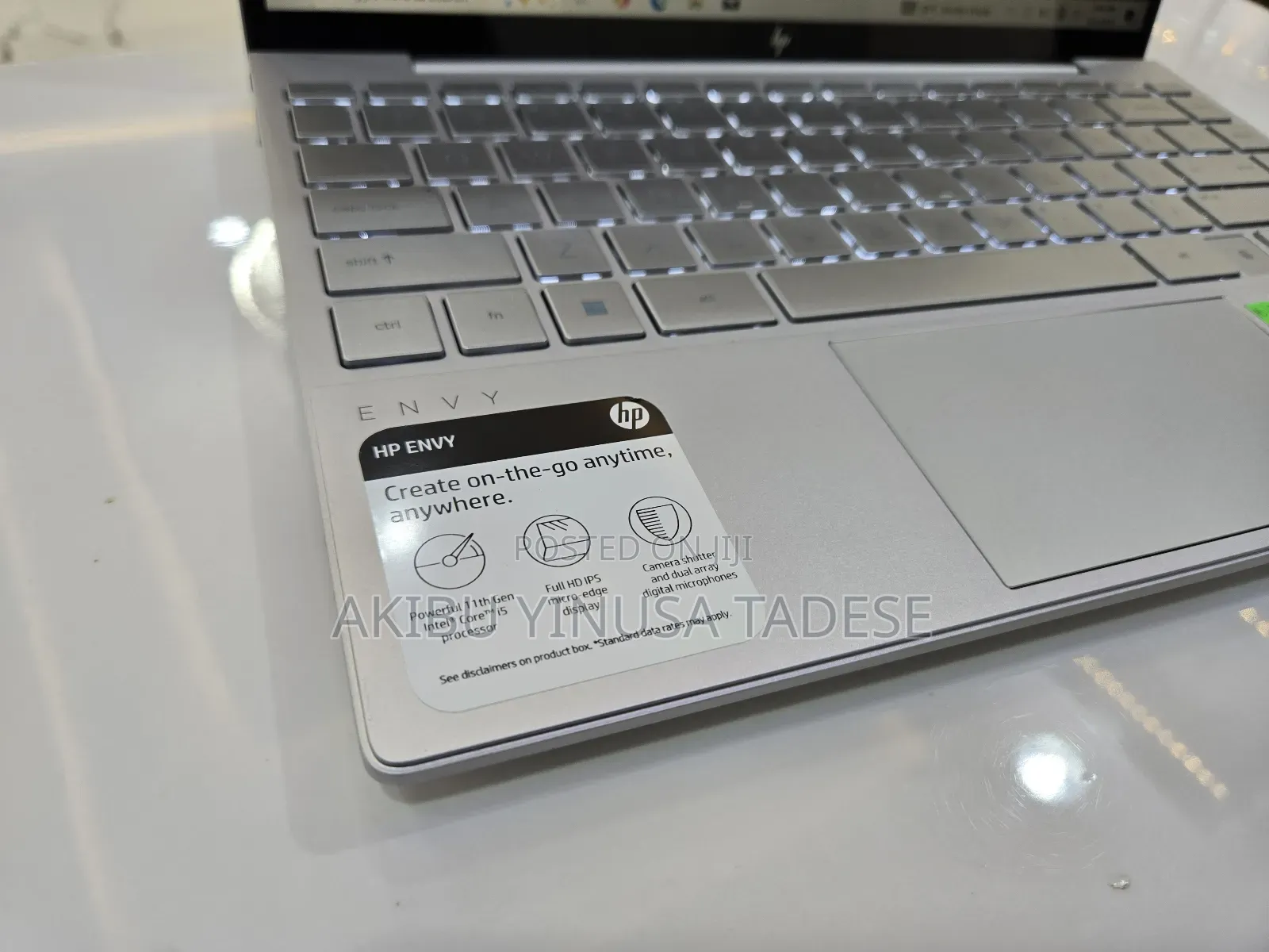 Laptop HP Envy 13 16GB Intel Core I5 SSD 512GB