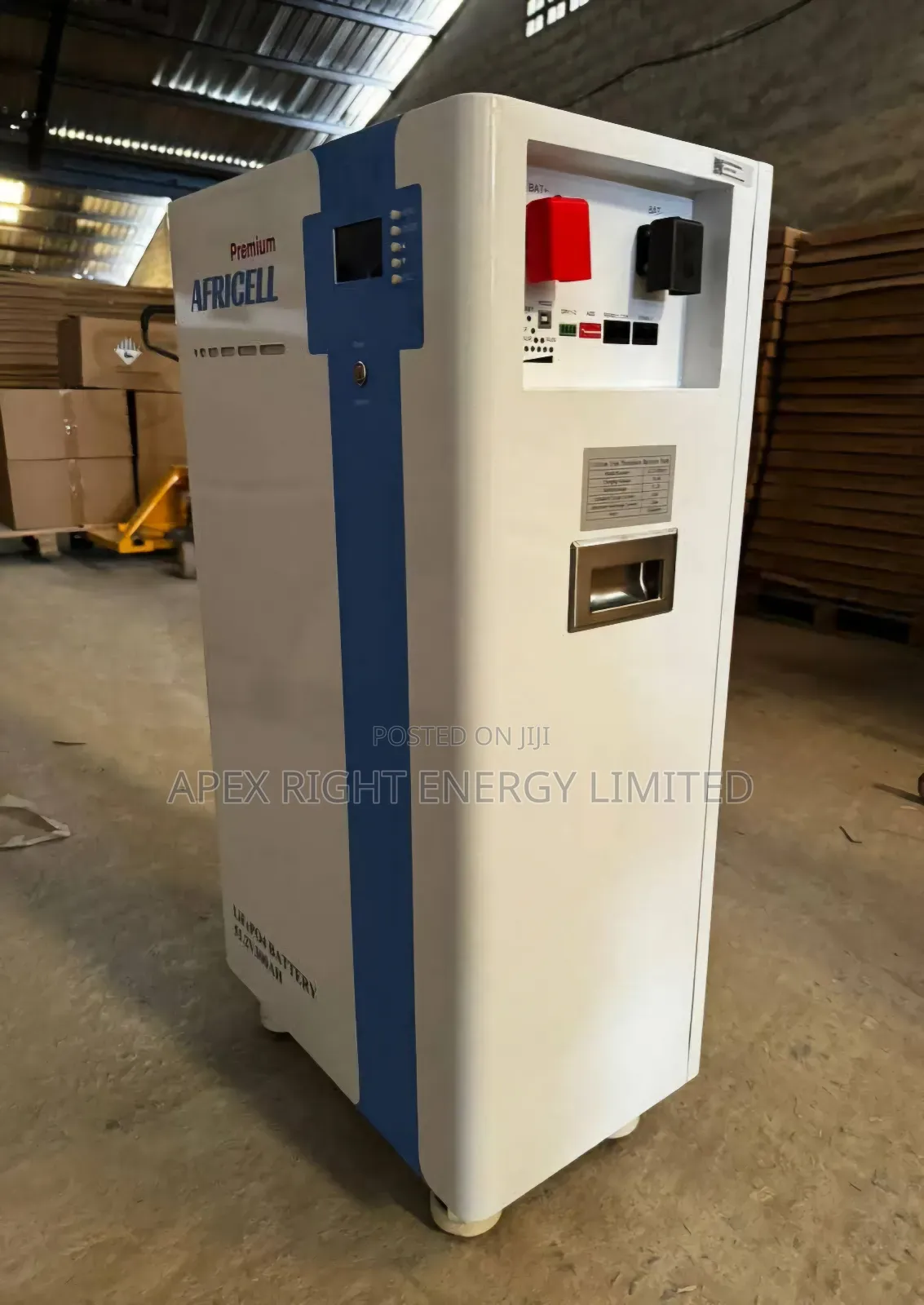 15kwh Africell Lithium Ion_phosphate Battery 51.2volts