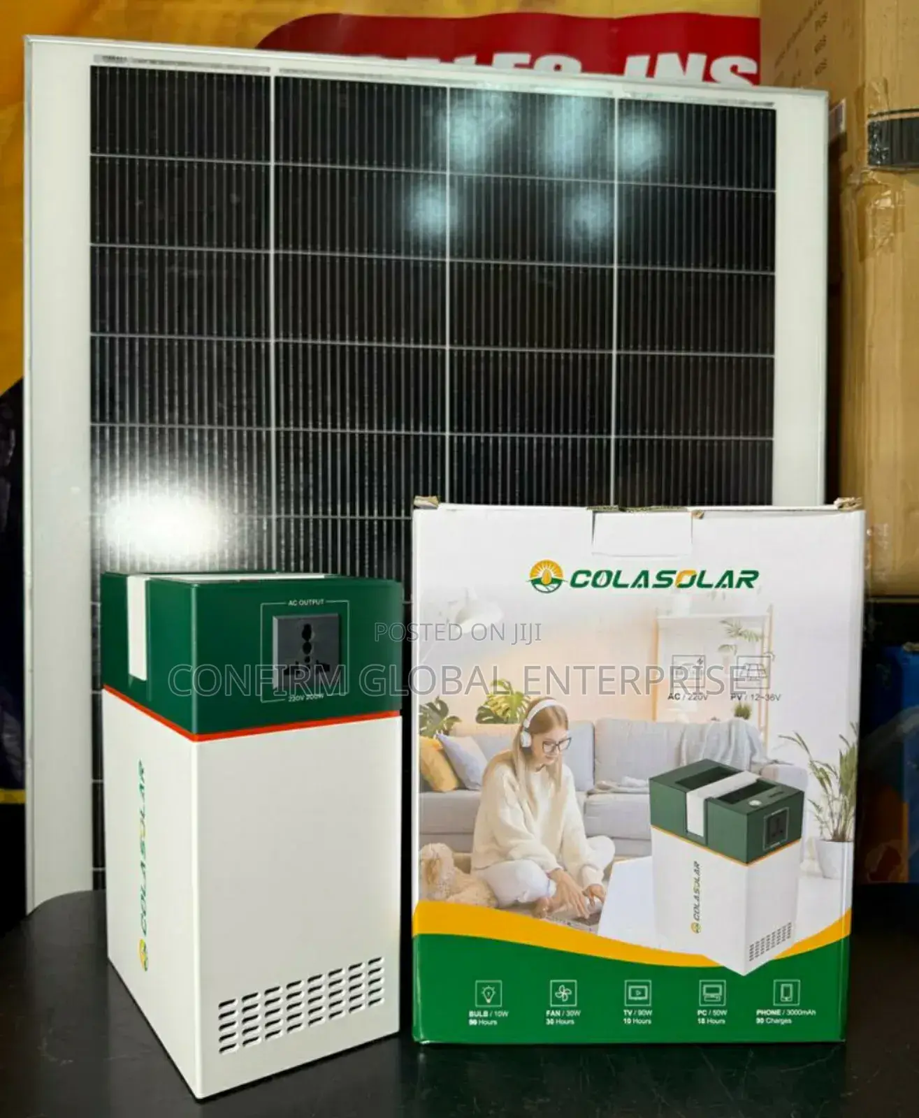 Cola Solar 1000 Solar Generator 1kwh