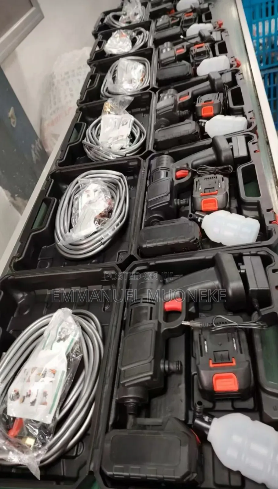 Original Hitachi Battery Pressure Washer With Accessories