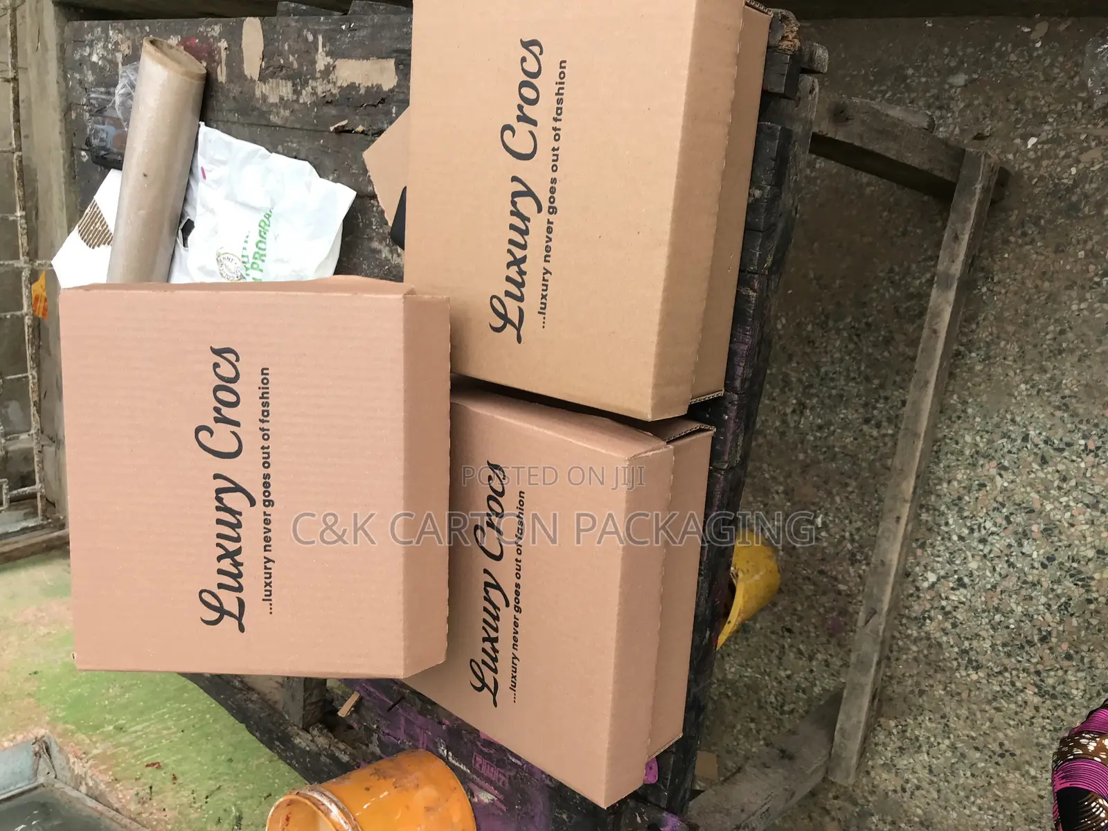 Shoe Box One Colour Printed