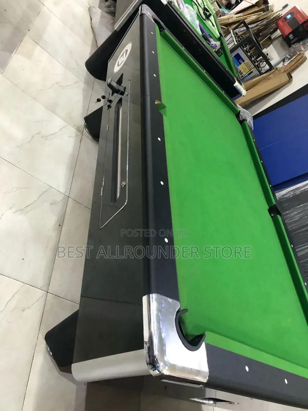 British Luxury Coin Operated, Marble Top Snooker Board
