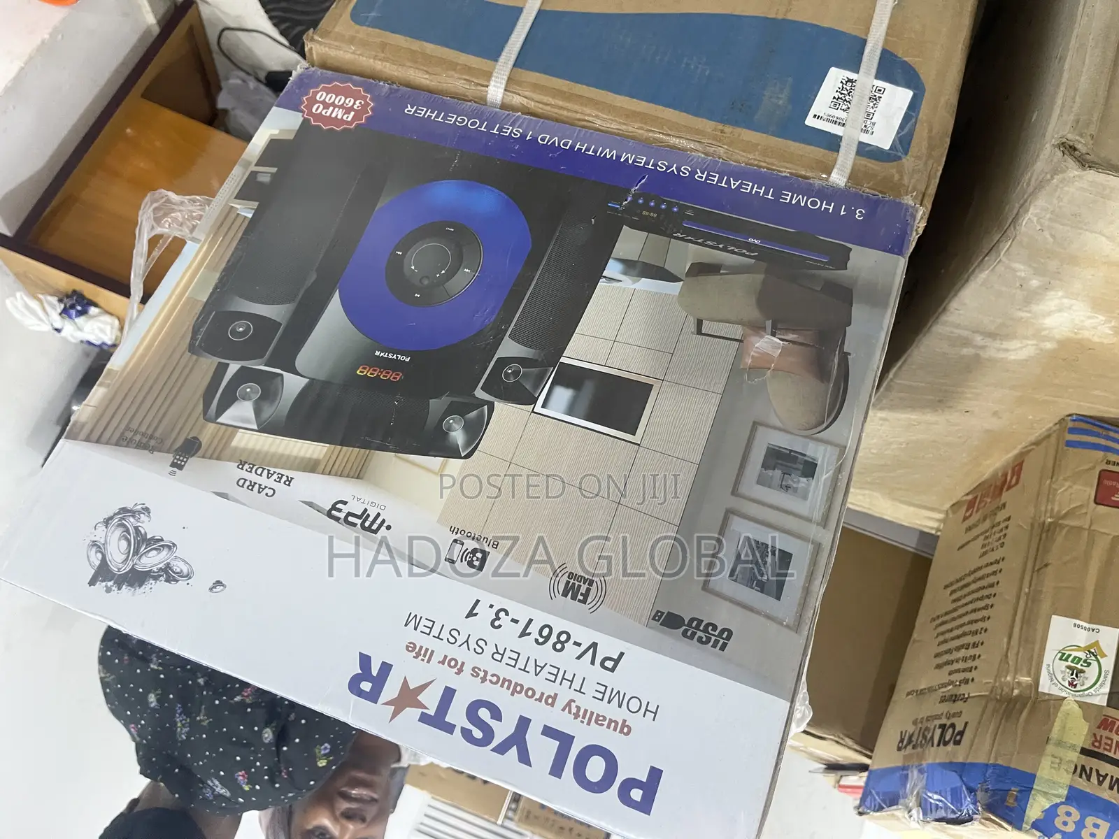 Immersive Sound With Polystar Pv-861 3.1 Home Theater System