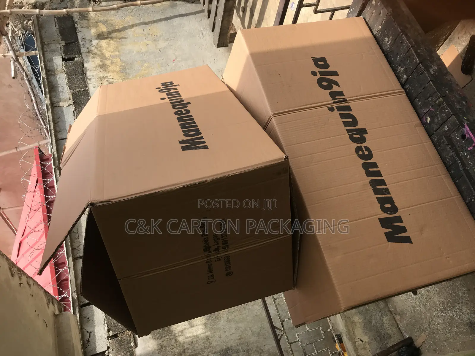 Moving Box Big Carton Box One Colour Printed