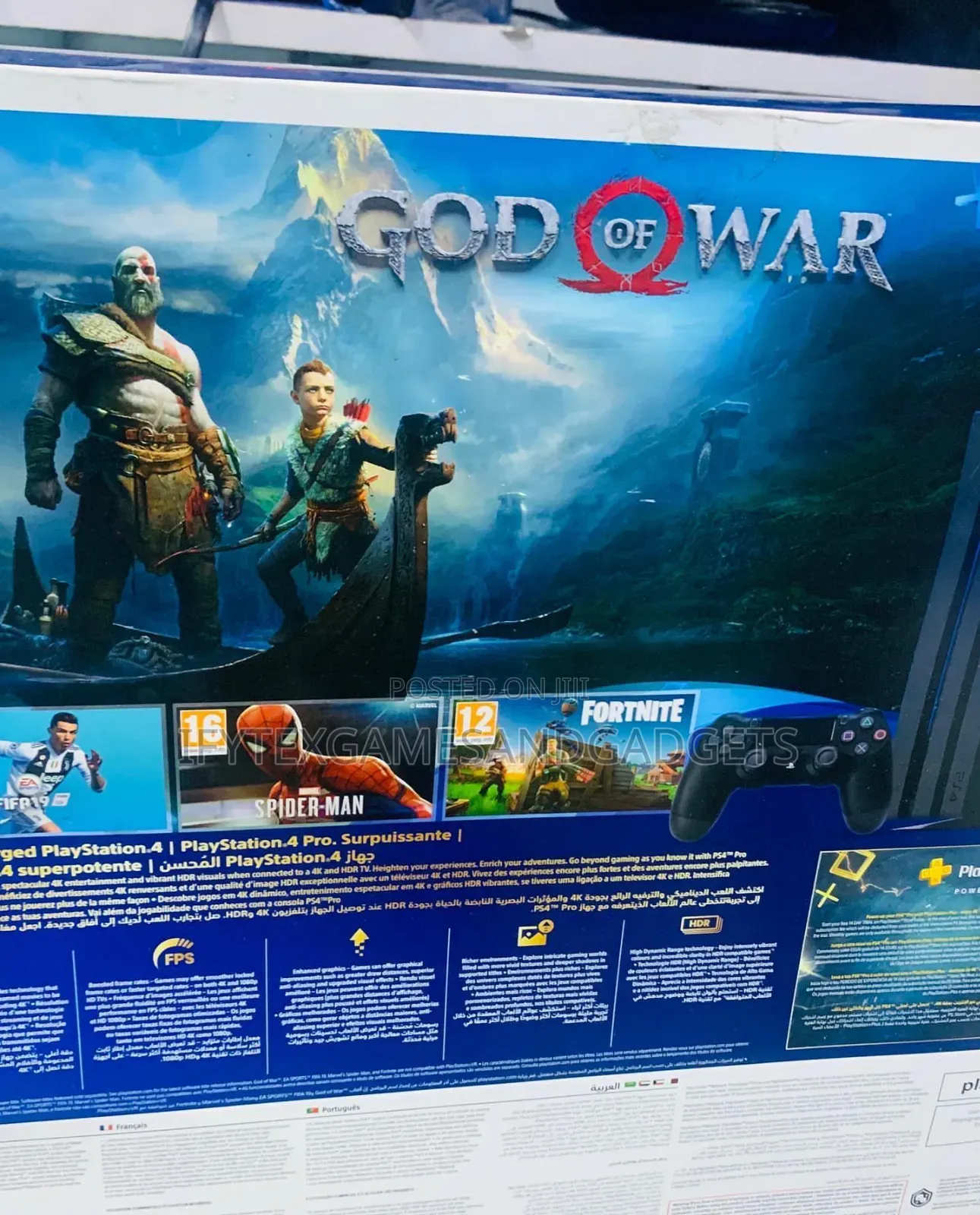 Brand New Ps 4 Pro 1tb With Controller and Accessories