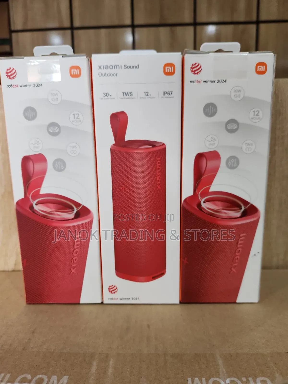 Red Xiaomi Sound Outdoor Portable Bluetooth Speaker