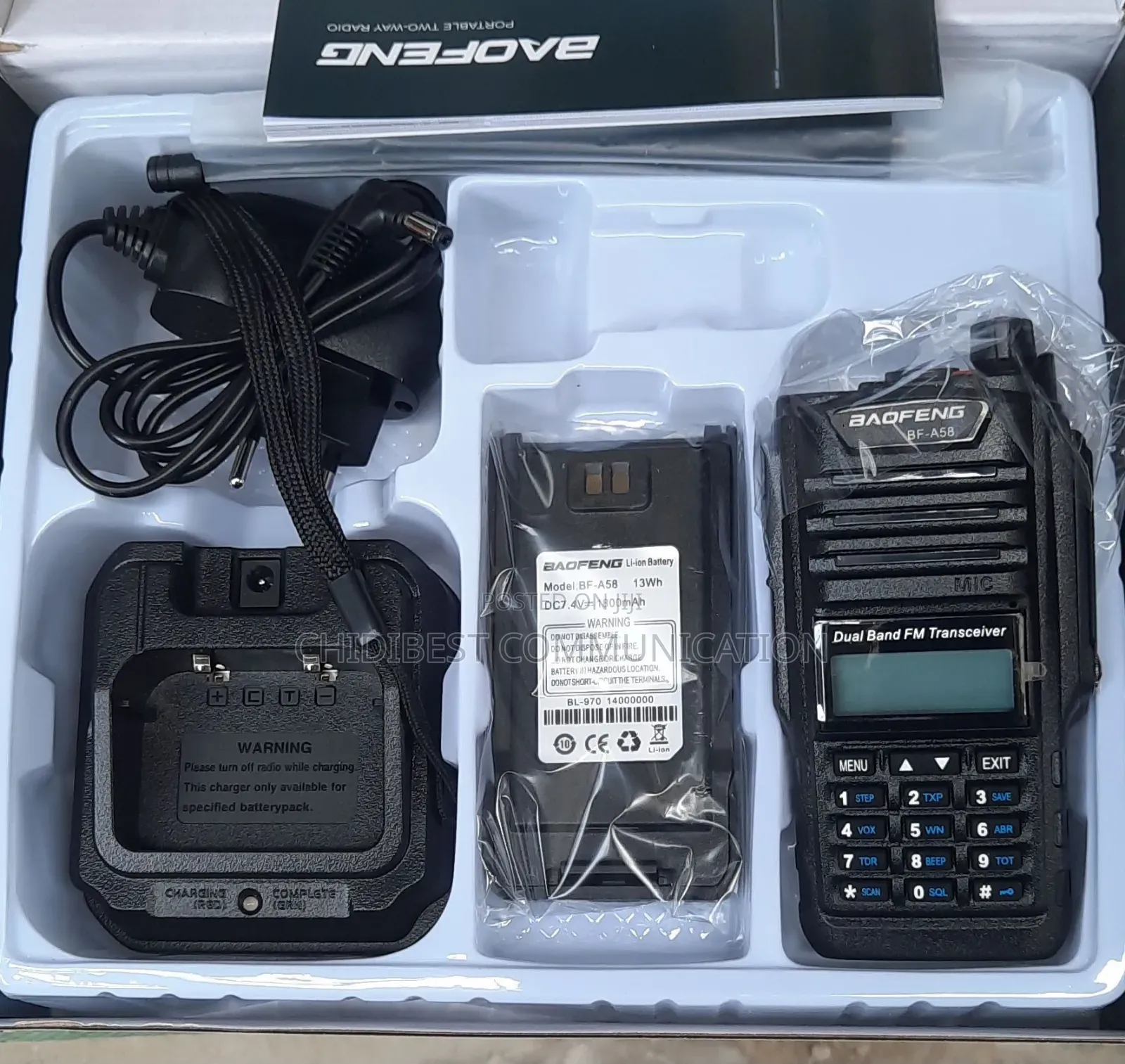Baofeng A58 Walkie Talkie Radio Is Available