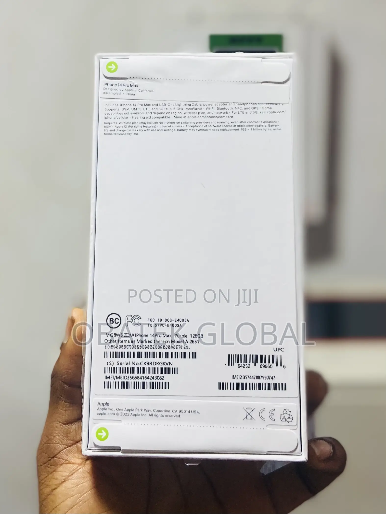 New Apple iPhone 14 Pro Max 128 GB Purple