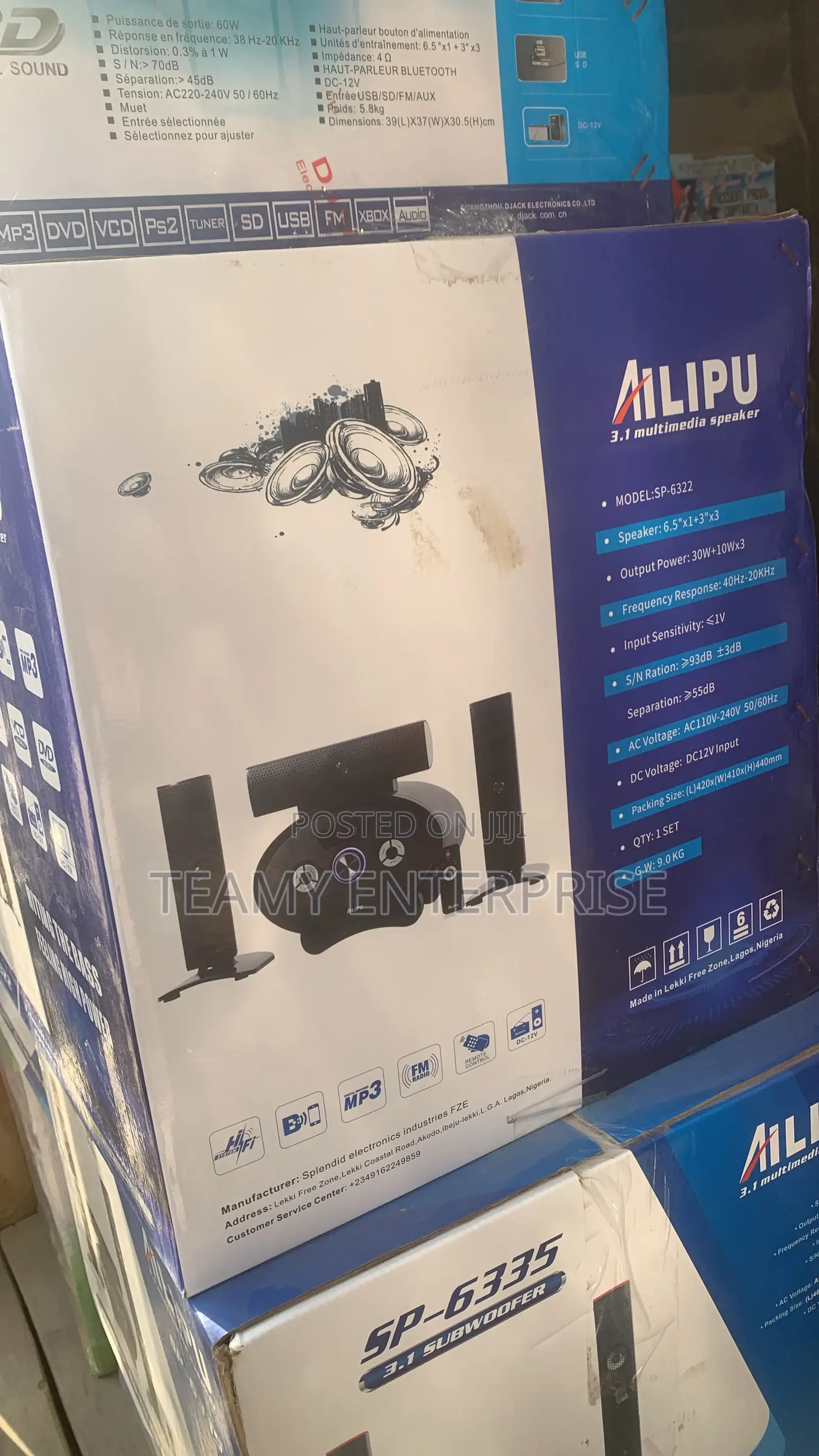 Ailipu Home Theater Multimedia Speaker System Sp-6322