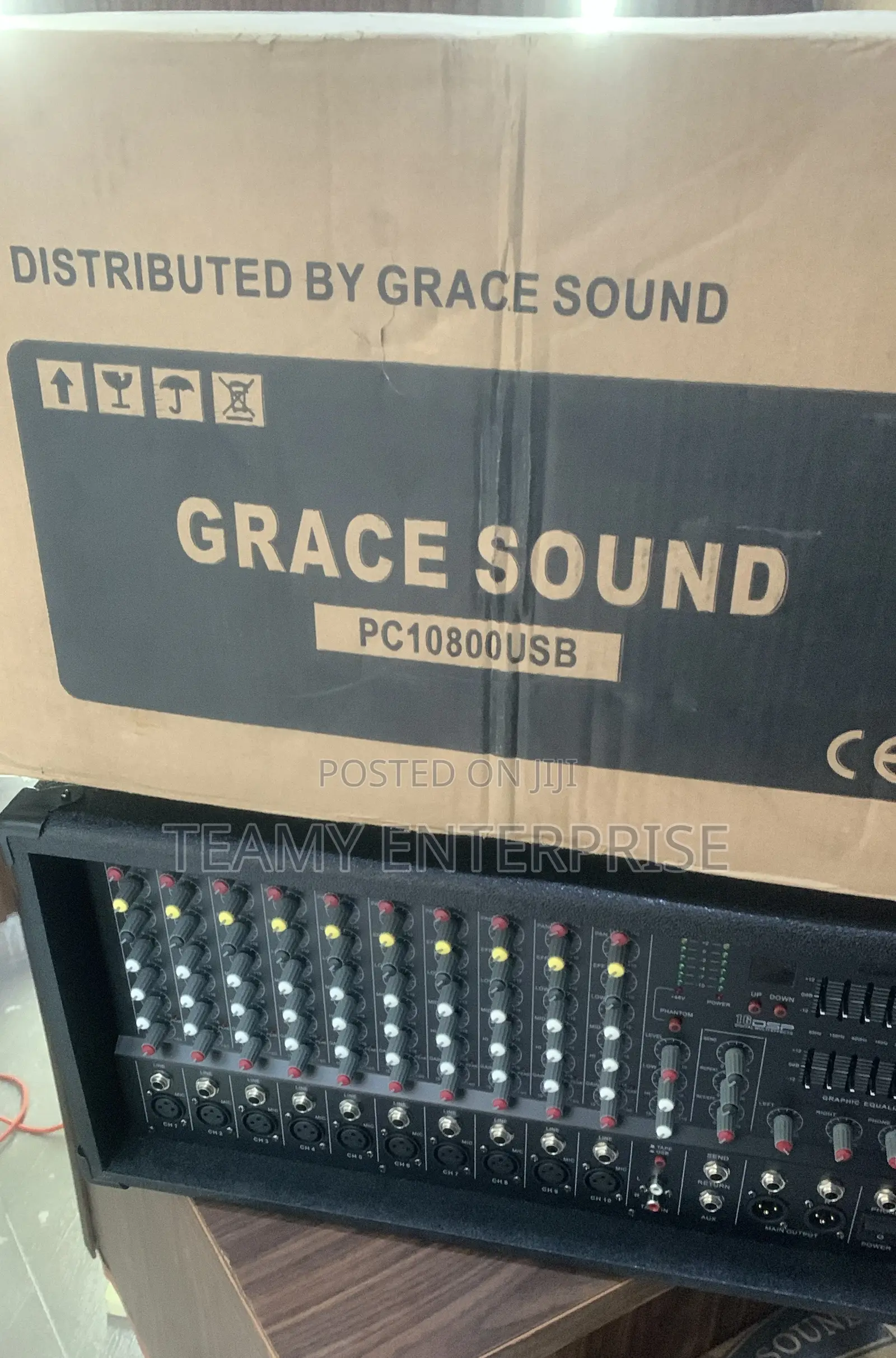 Grace Sound Mixer Amplifier With 8 Channels 2 in 1
