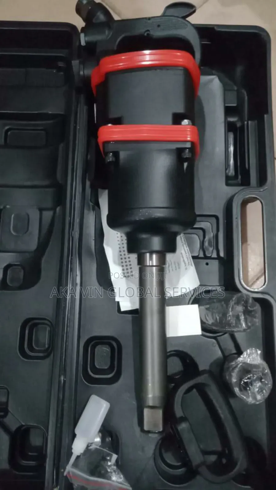 1" Drive Heavy-Duty 8" Long Anvil Impact Wrench