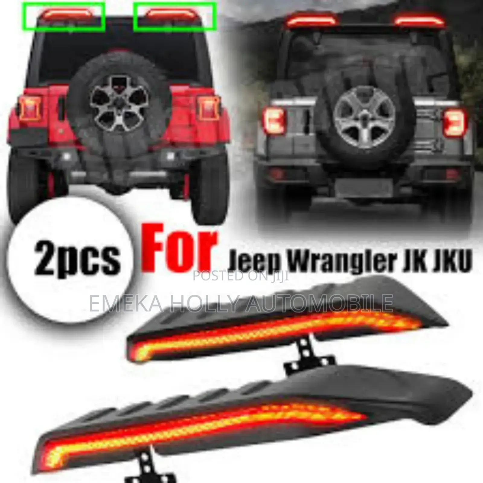 Jeep Wrangler Back Spoiler Jt Jk Jl