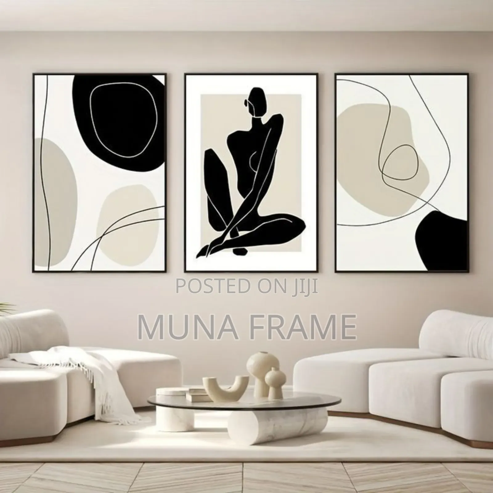 3 Sets of 20/30inche of Abstract Wall Acrylic Frame