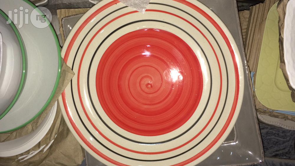 Gift Ceramic Flat Plate by 30pcs
