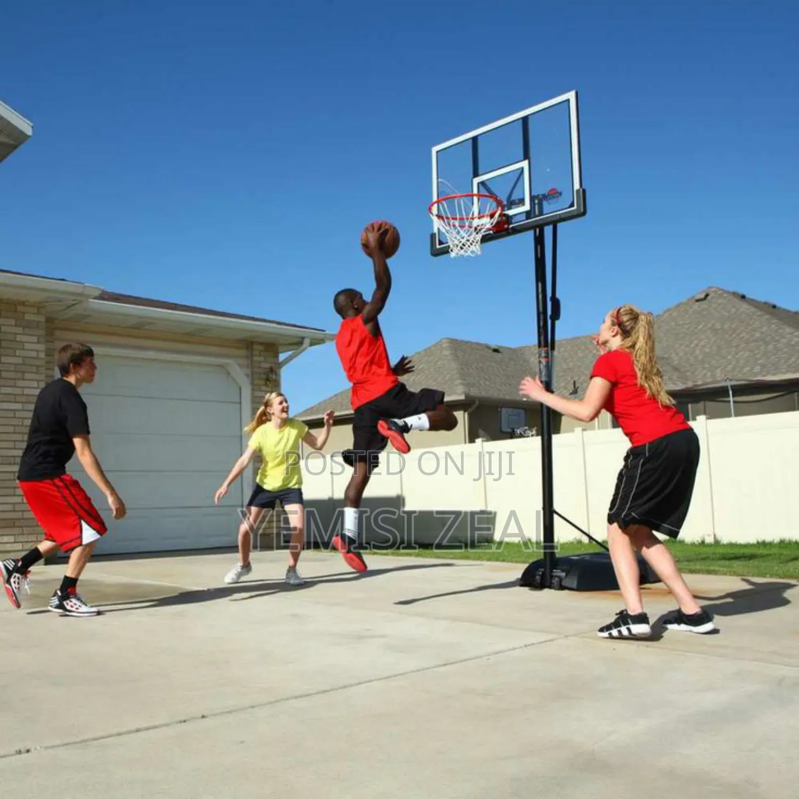Adjustable 10ft Basketball Stand