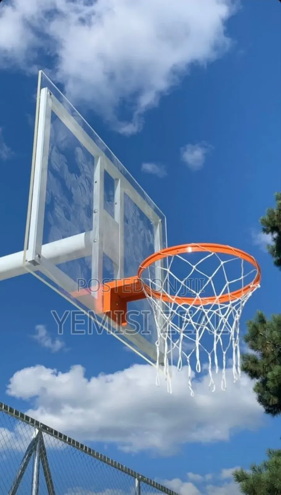 Adjustable 10ft Basketball Stand
