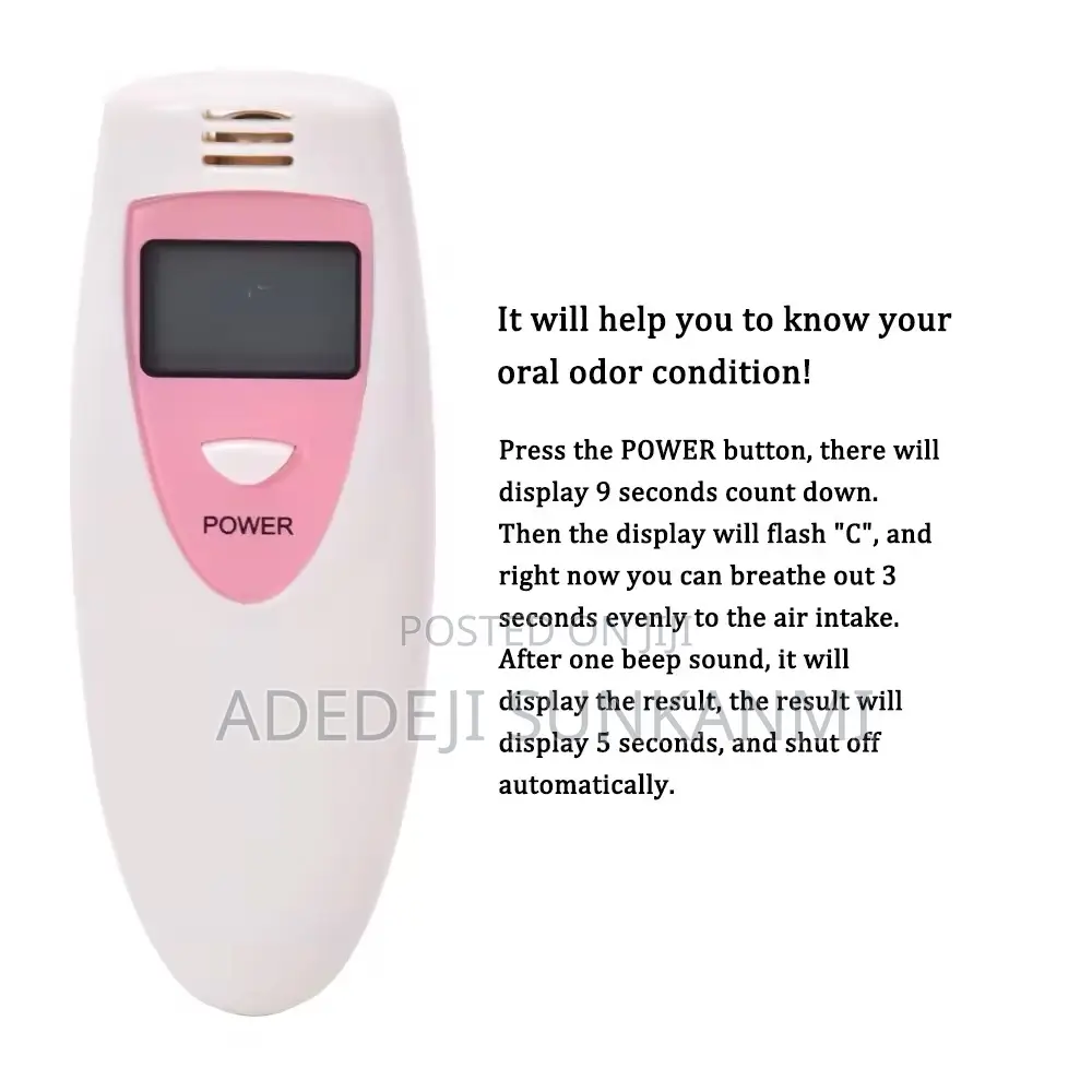 Mouth Internal Odor Monitoring Tool Bad Breath Detector