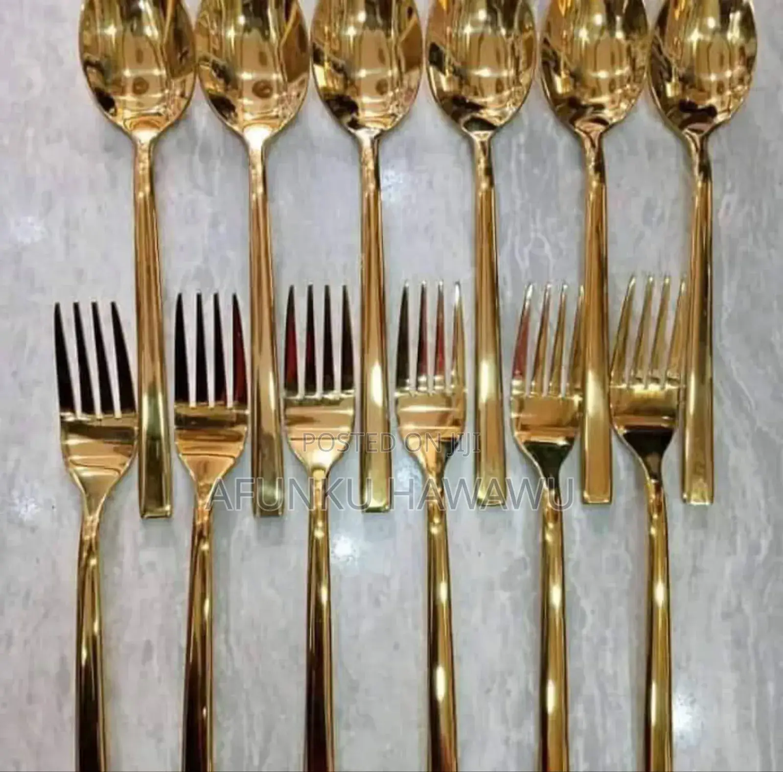 Usa Golden Spoon Fork