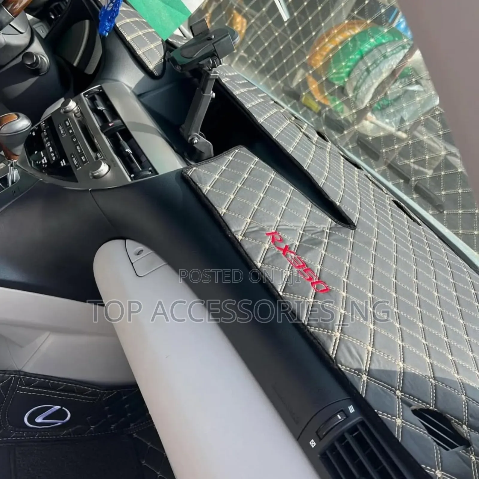 Customize Leather Dashboard Cover for Rx350