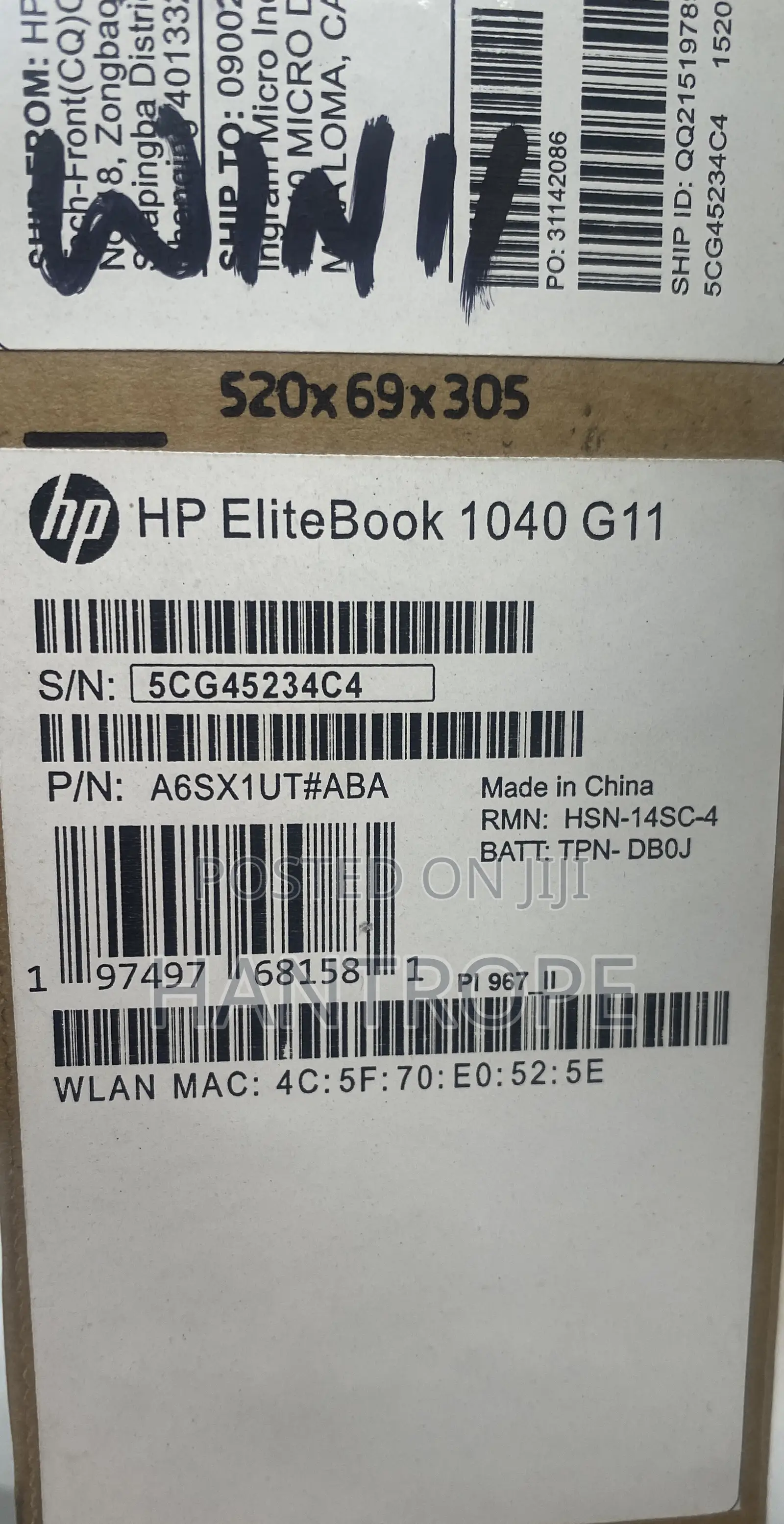 New Laptop HP EliteBook 1040 16GB Intel Core Ultra 5 SSD 512GB