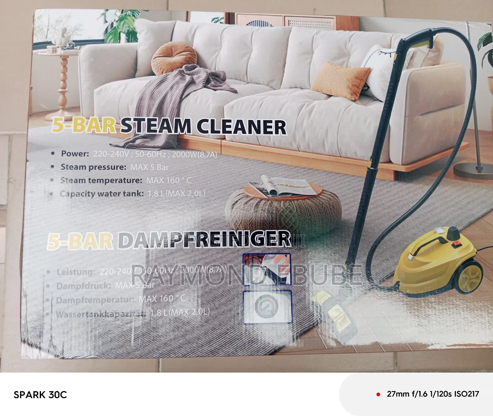 5- Bar Steam Cleaner