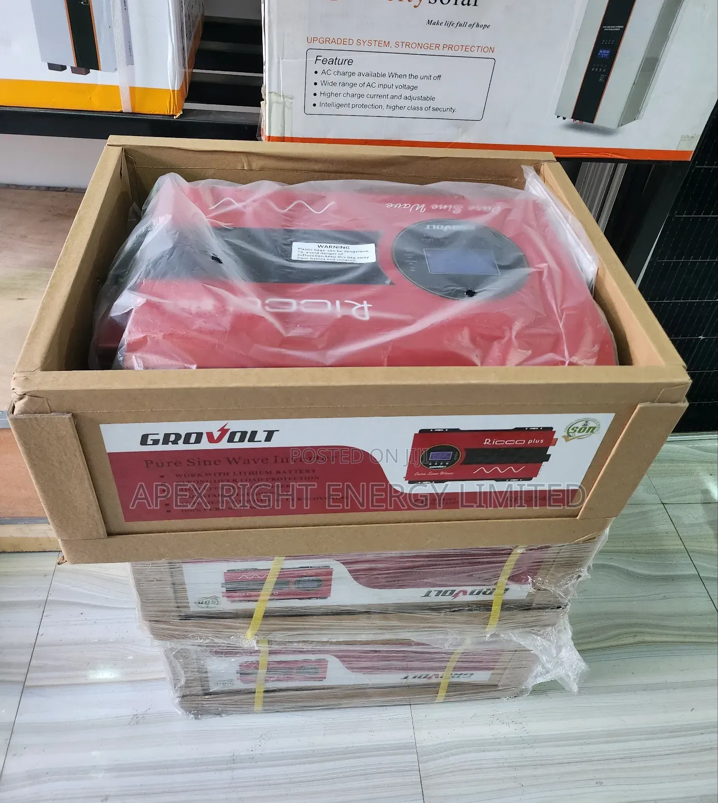 7.5kva Ricco Grovolts Inverter Puresine-wave 48volts