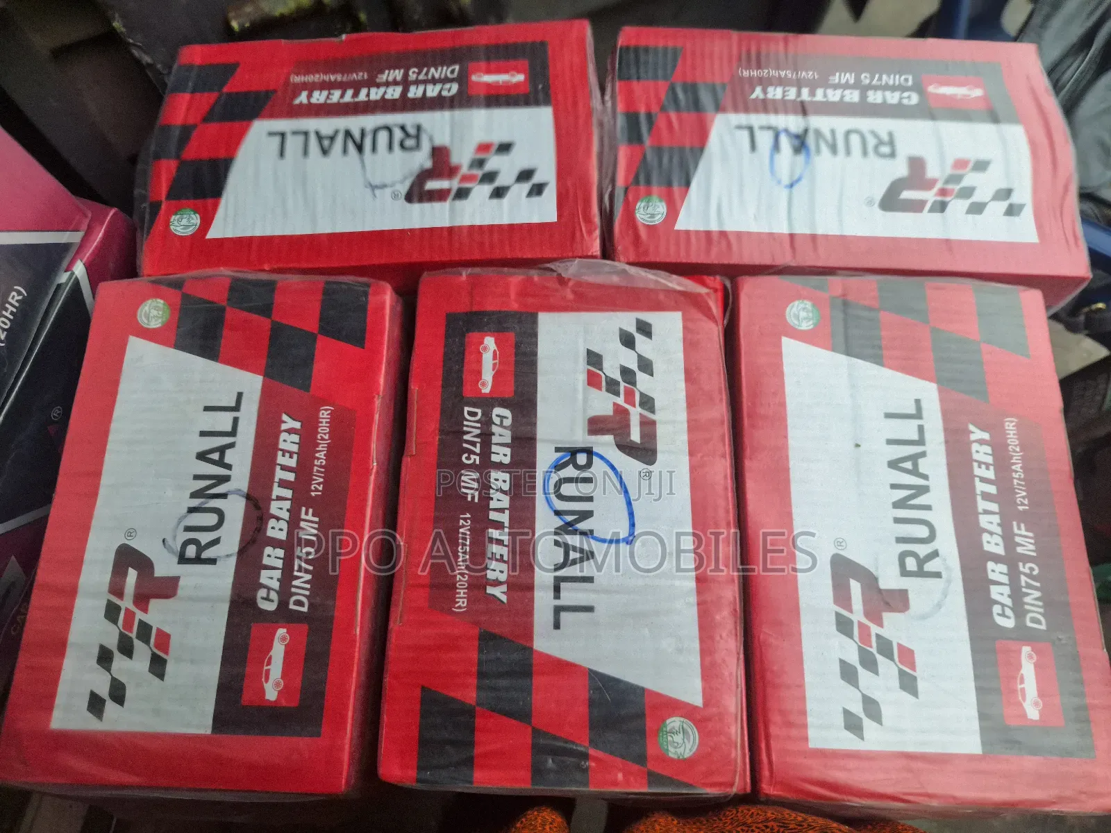 12v 75ah Runall Maintainance Free Battery