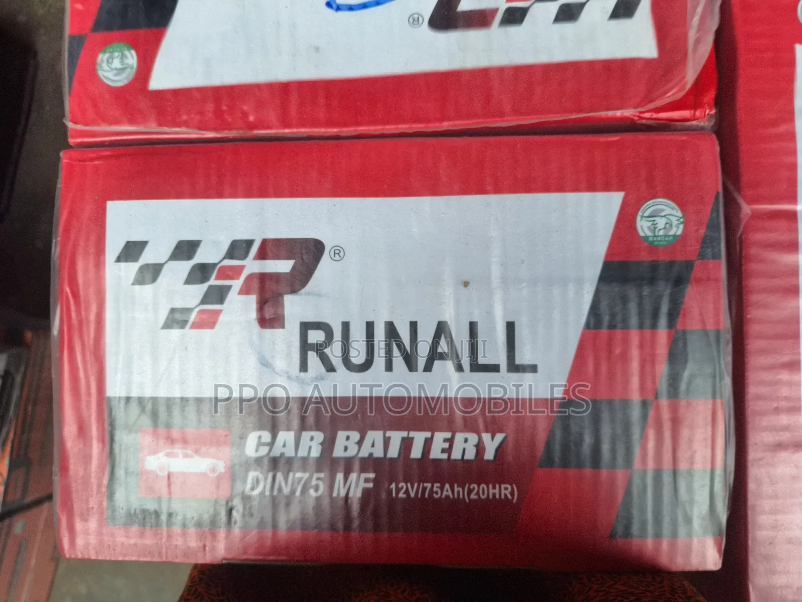12v 75ah Runall Maintainance Free Battery