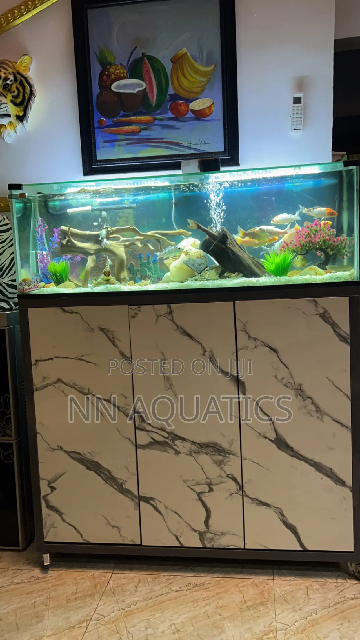 4ft by 20 Inch Fit Aquarium With Canister Filter