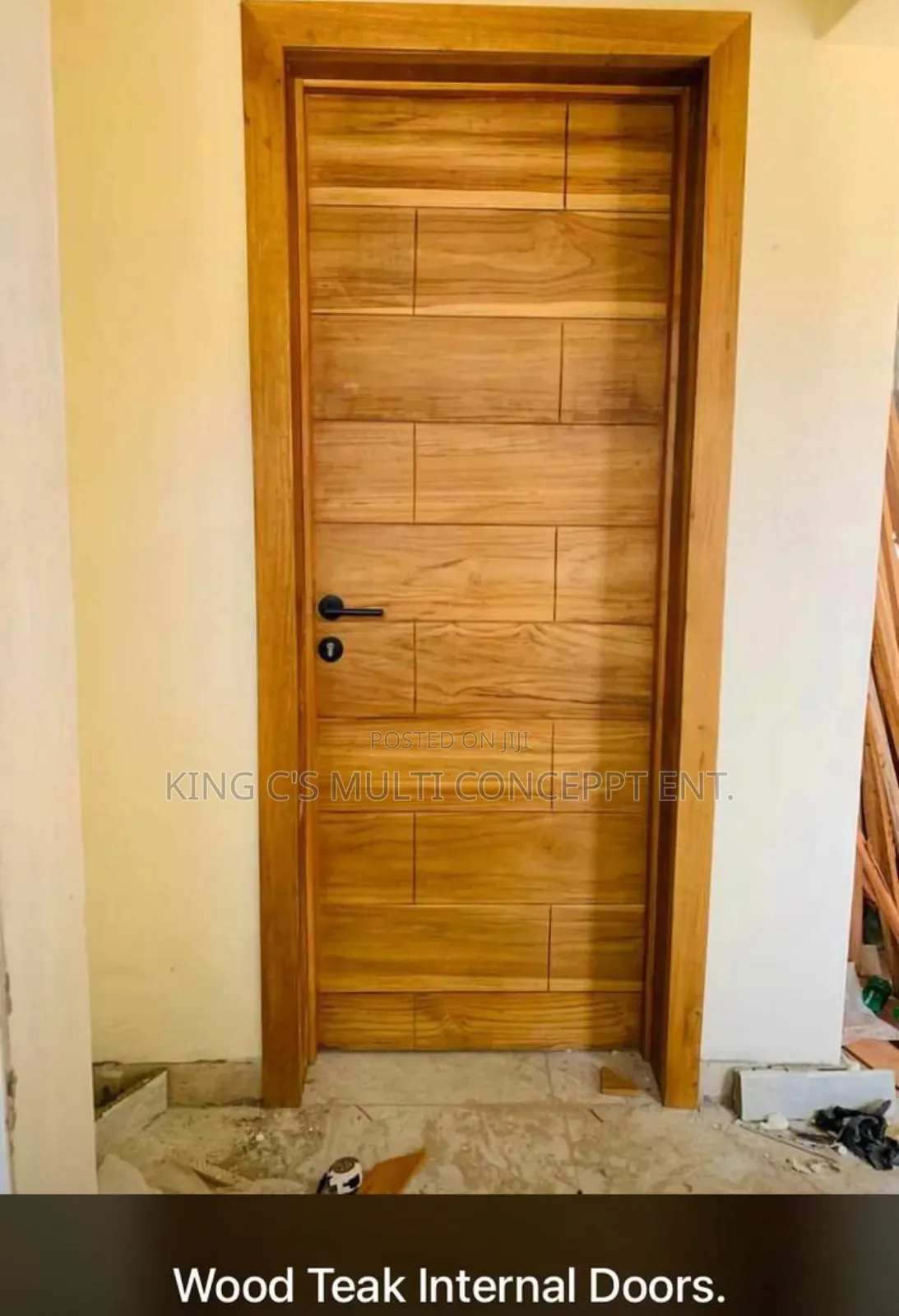 3ft High Quality Mahogany Interior Door