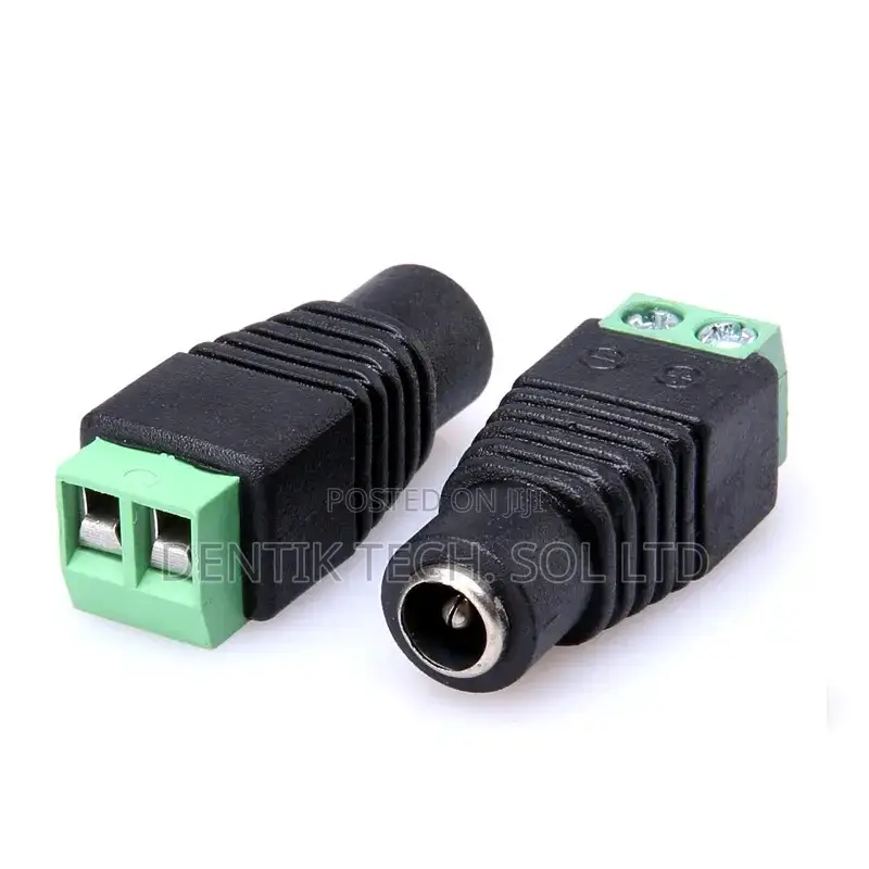Pack of Female Dc Power Jack Plug Adapter