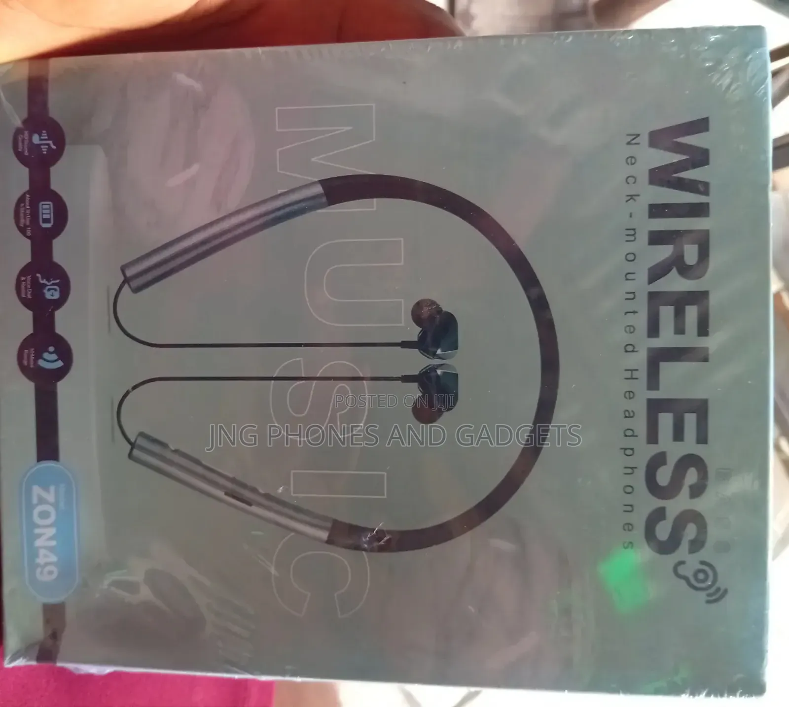 Neck Mounted Headphones