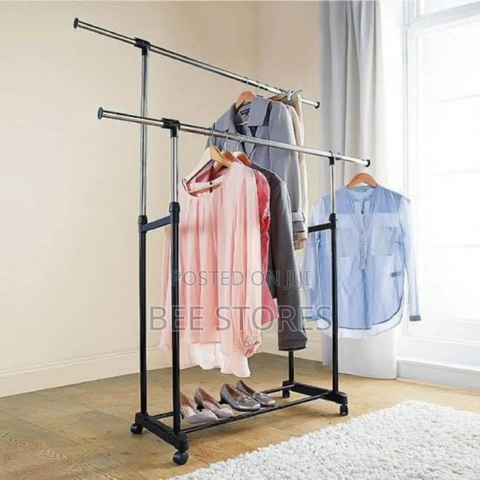 Extendable Double Pole Hanger