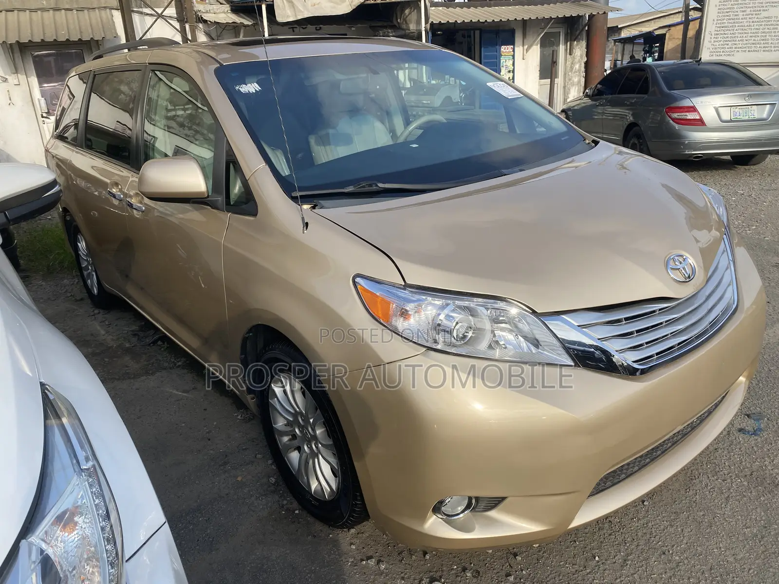 Toyota Sienna XLE 8 Passenger 2012 Gold