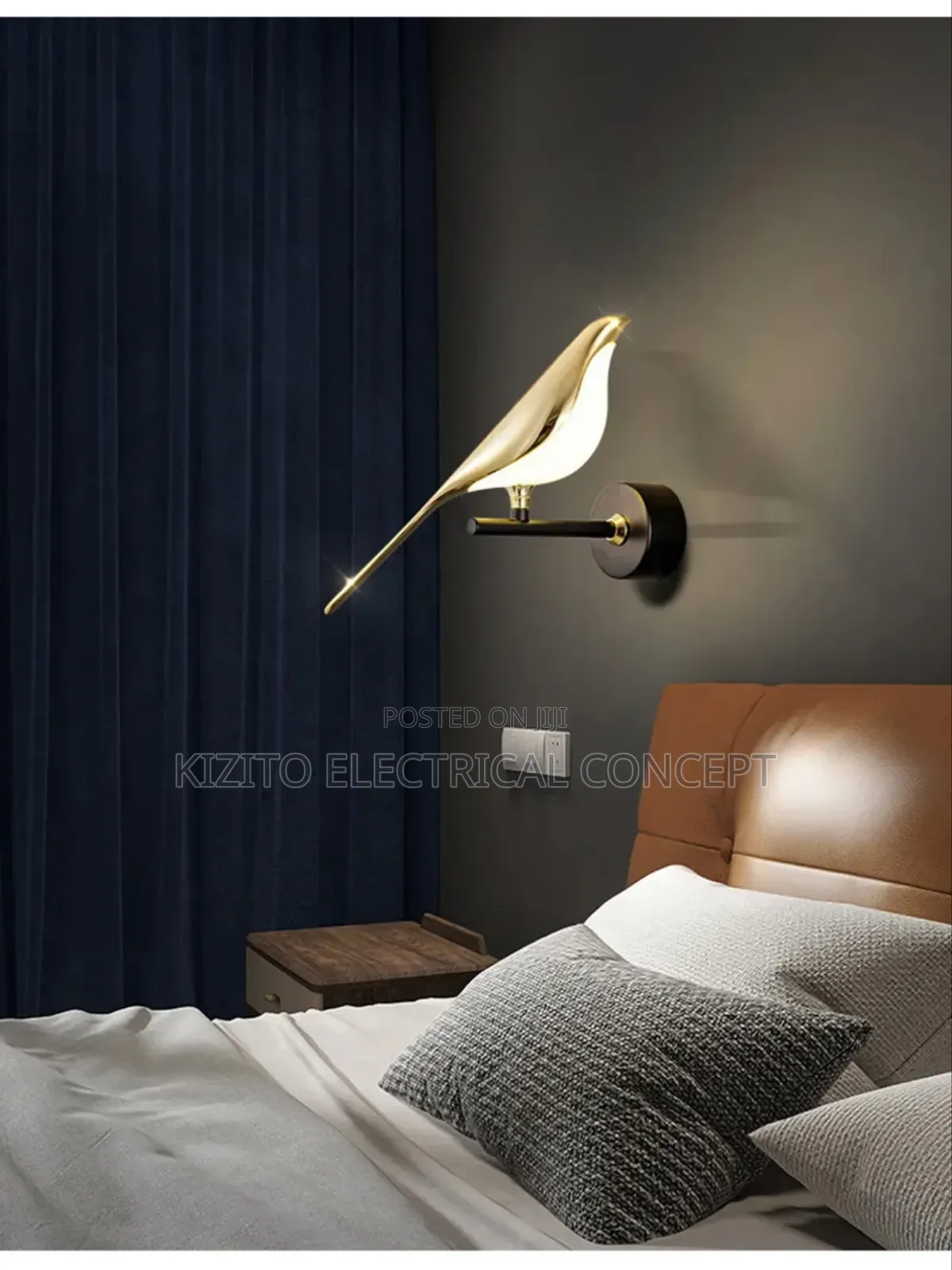 Led Bird Wall Lamp