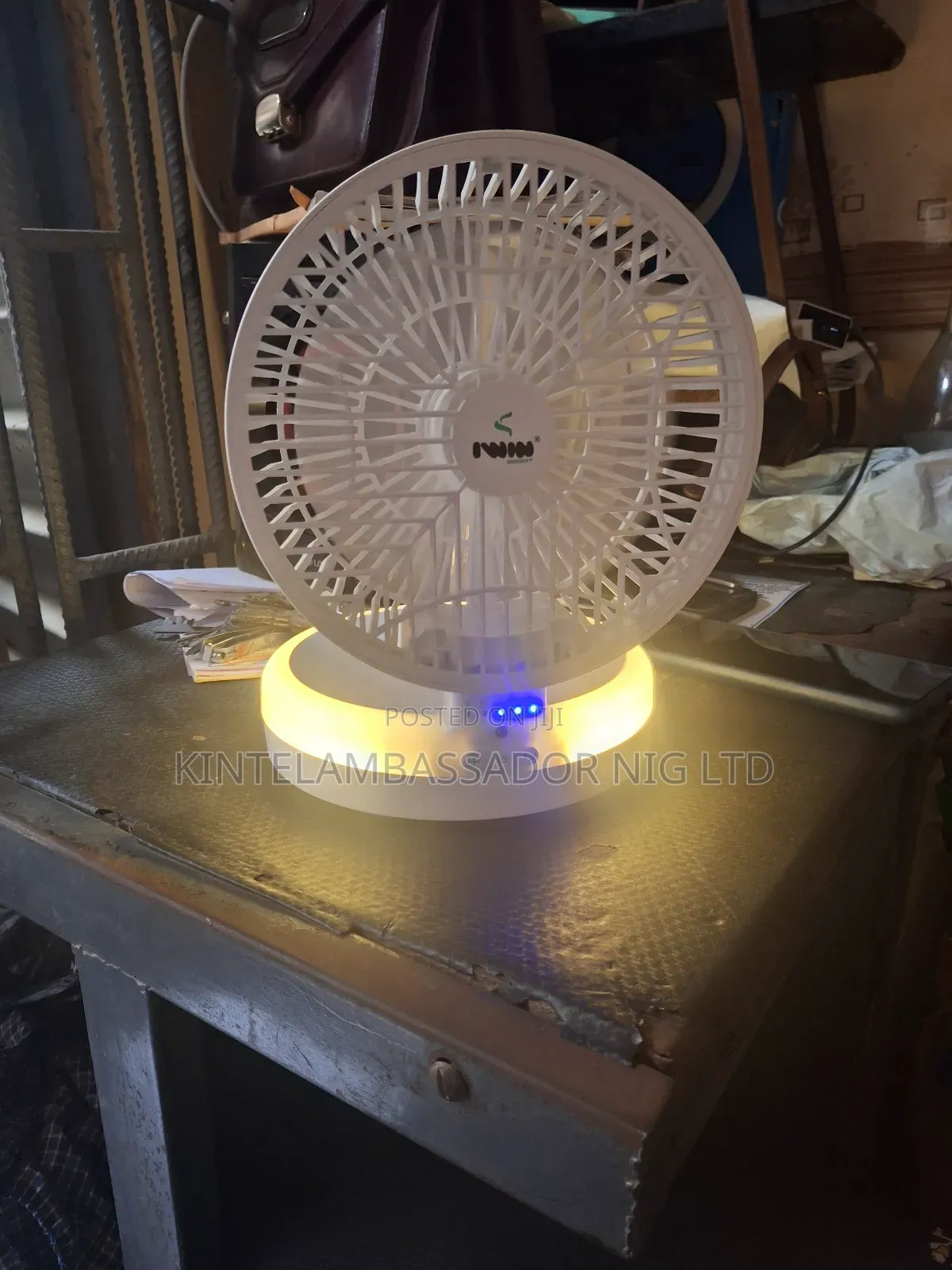 Iwin Rechargeable Table Wall Mounted Fan