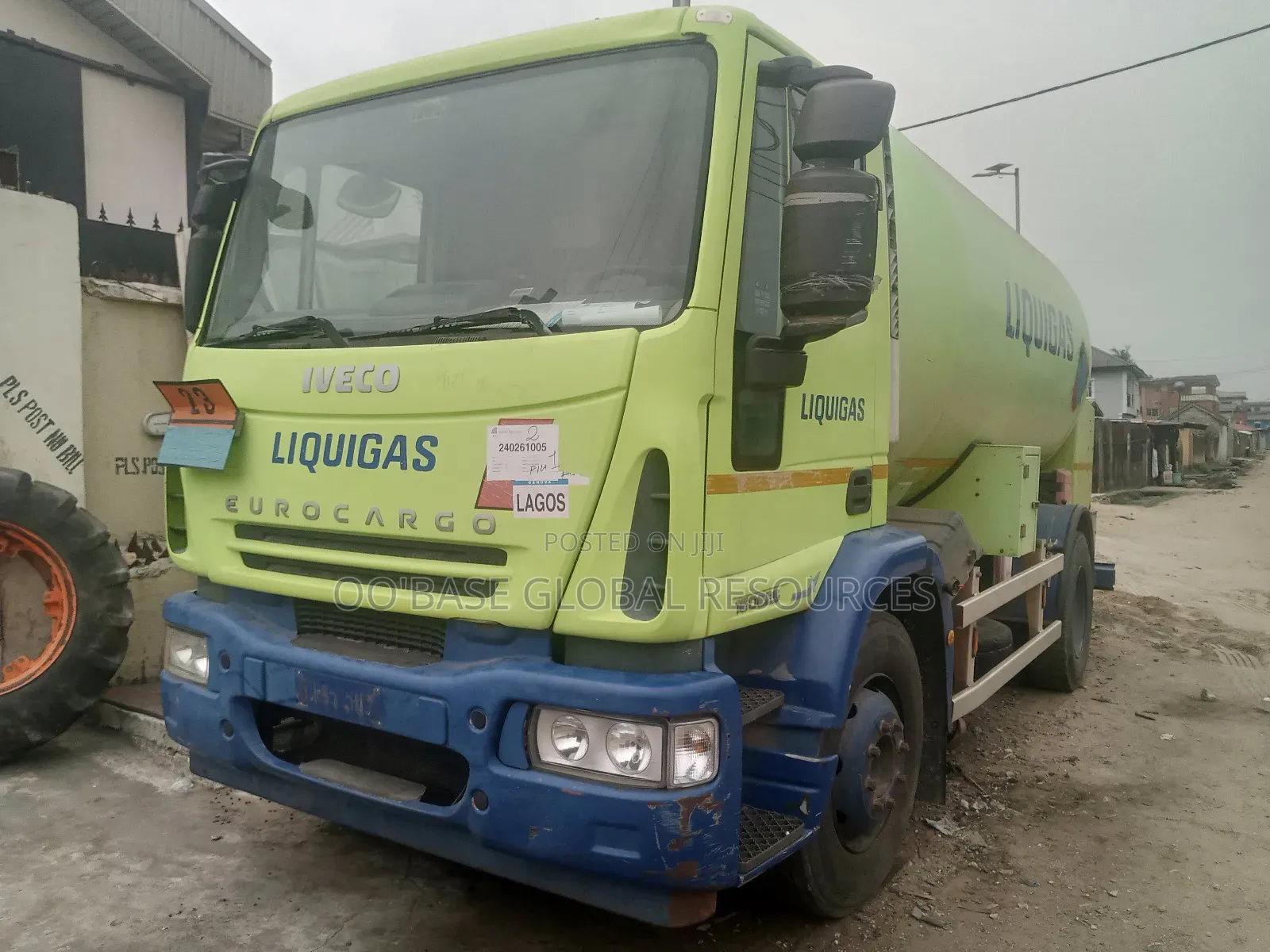Foreign Used 8.5tons Iveco Gas Truck
