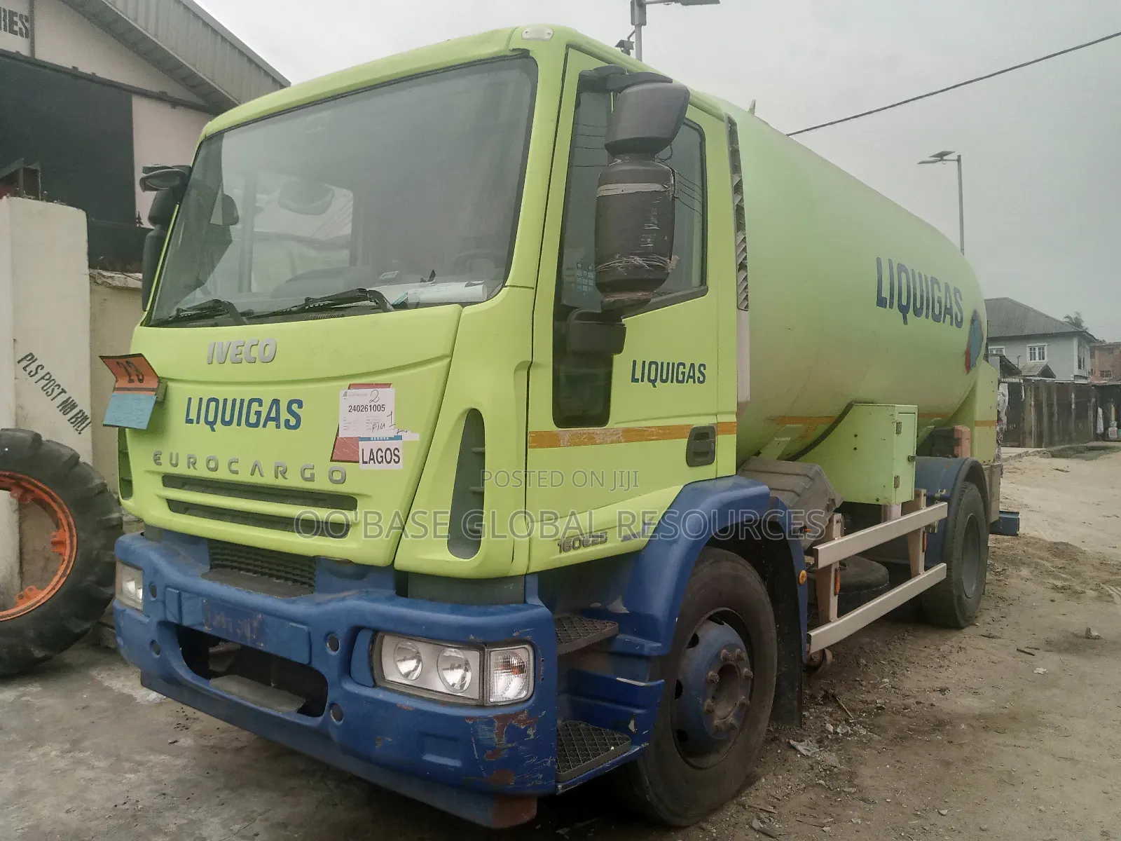 Foreign Used 8.5tons Iveco Gas Truck
